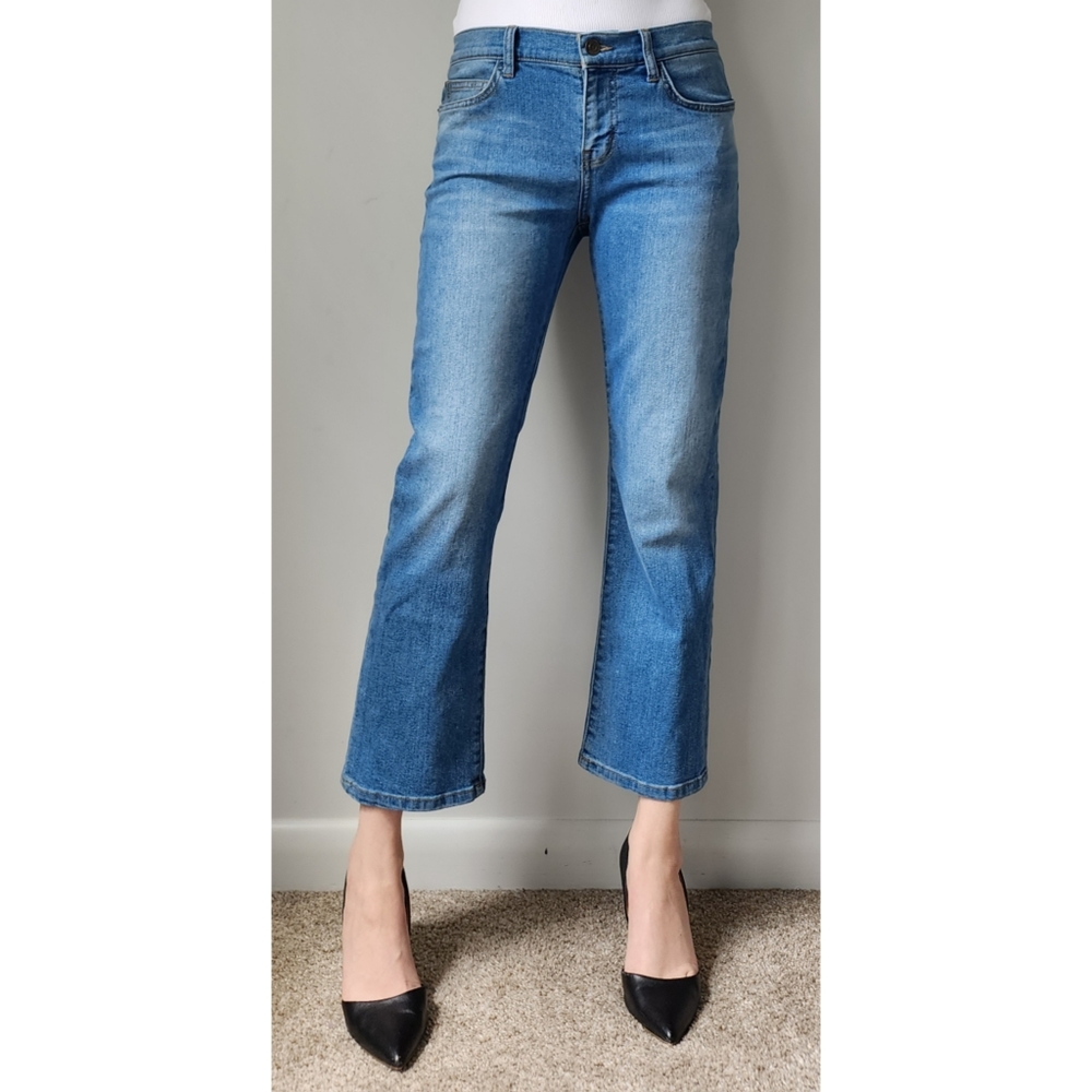 Current/Elliott The Scooped Ruby Crop Jeans in Light Wash 28